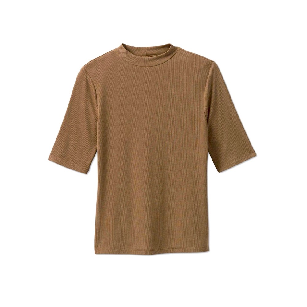 Women’s Burnt Orange Mockneck Top size Small